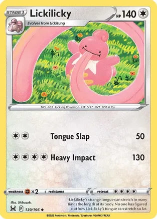 #139 Lickilicky 139/196 Uncommon