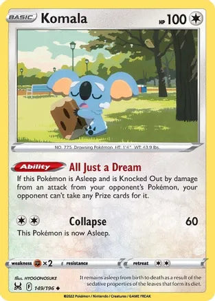 #149 Komala 149/196 Uncommon