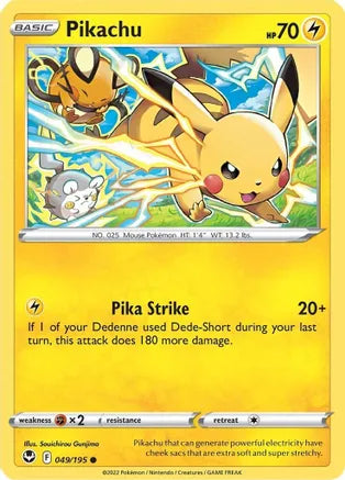 #049 Pikachu 049/195 Common