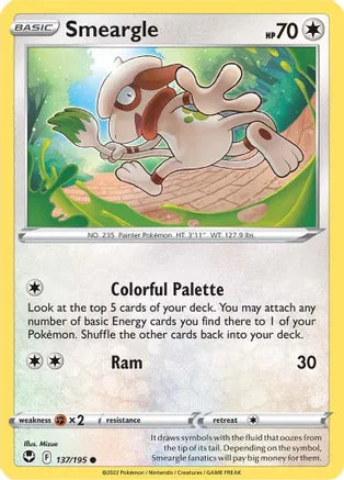 #137 Smeargle 137/195 Common