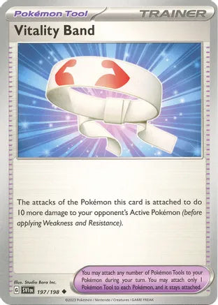 #197 Vitality Band 197/198 Uncommon Reverse Holo