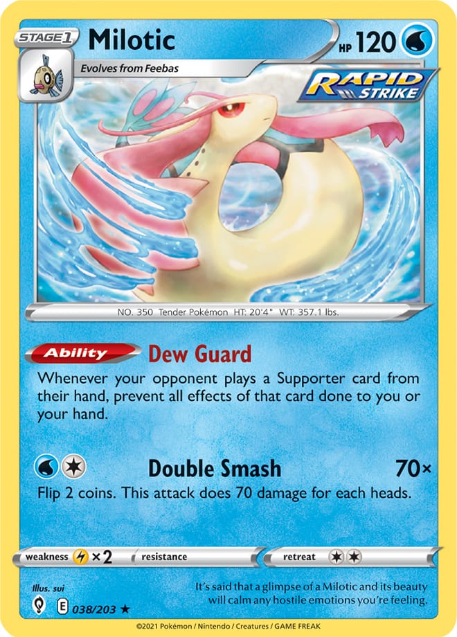 #038 Milotic 038/203 Rare